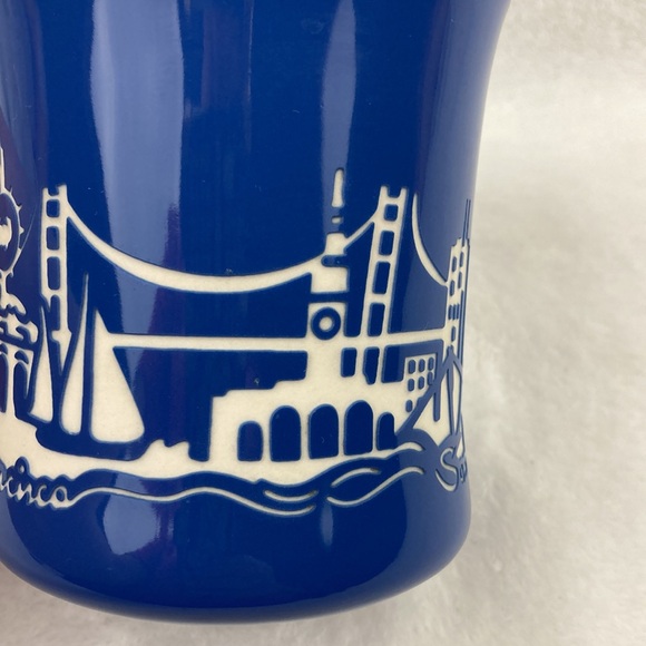 SF Mercantile Artisan Designed San Francisco Etched Coffee Mug 14 oz. - Picture 8 of 12